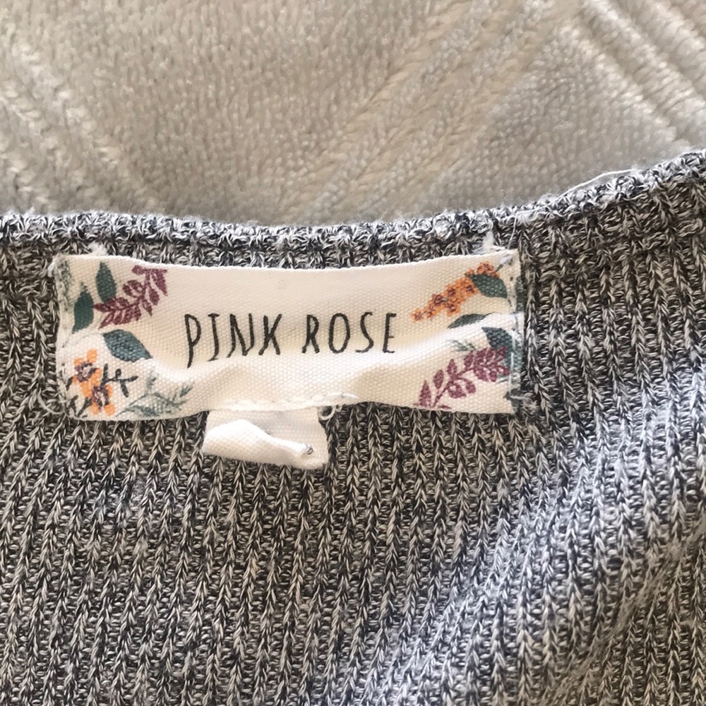 Pink Rose grey top - Picture 4 of 4